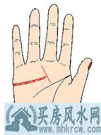 感情线在中指时被一条很清晰的线在末端截断 感情线在中指时被一条很清晰的线在末端截断